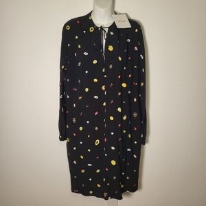 NWT Diane Von Furstenberg Jessica Polka Dot Agate Dress size Medium